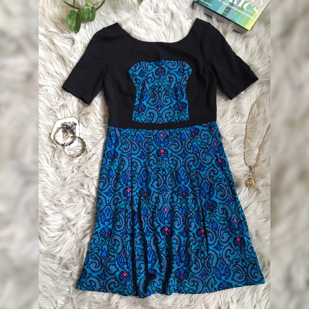 Plenty by Tracy Reese Stained Glass Knit Dress